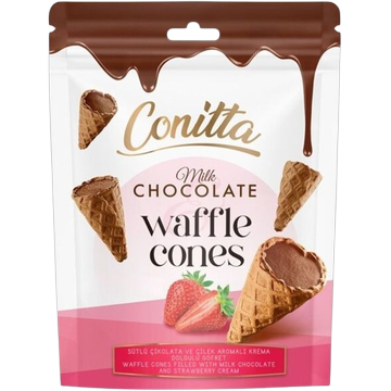 Connitta Waffle Cones Hazelnut Chocolate
