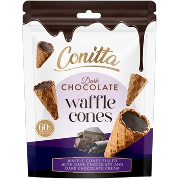 Connitta Waffle Cones Dark Chocolate